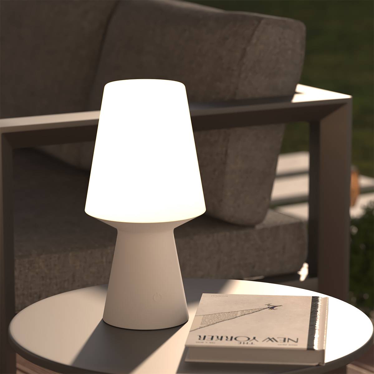 Lampes d'extérieur "Wiza" blanc H32,5cm ATMOSPHERA CREATEUR D'INTERIEUR - Image 6