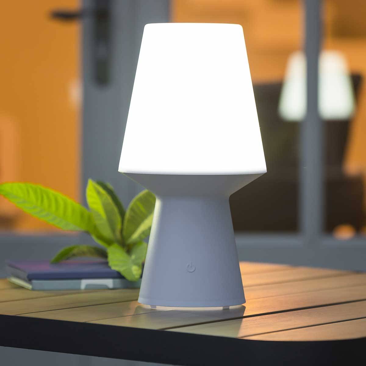 Lampes d'extérieur "Wiza" blanc H32,5cm ATMOSPHERA CREATEUR D'INTERIEUR - Image 3