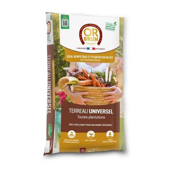 Or Brun - Terreau Universel - Or Brun - Obrtuni70n - 70 L