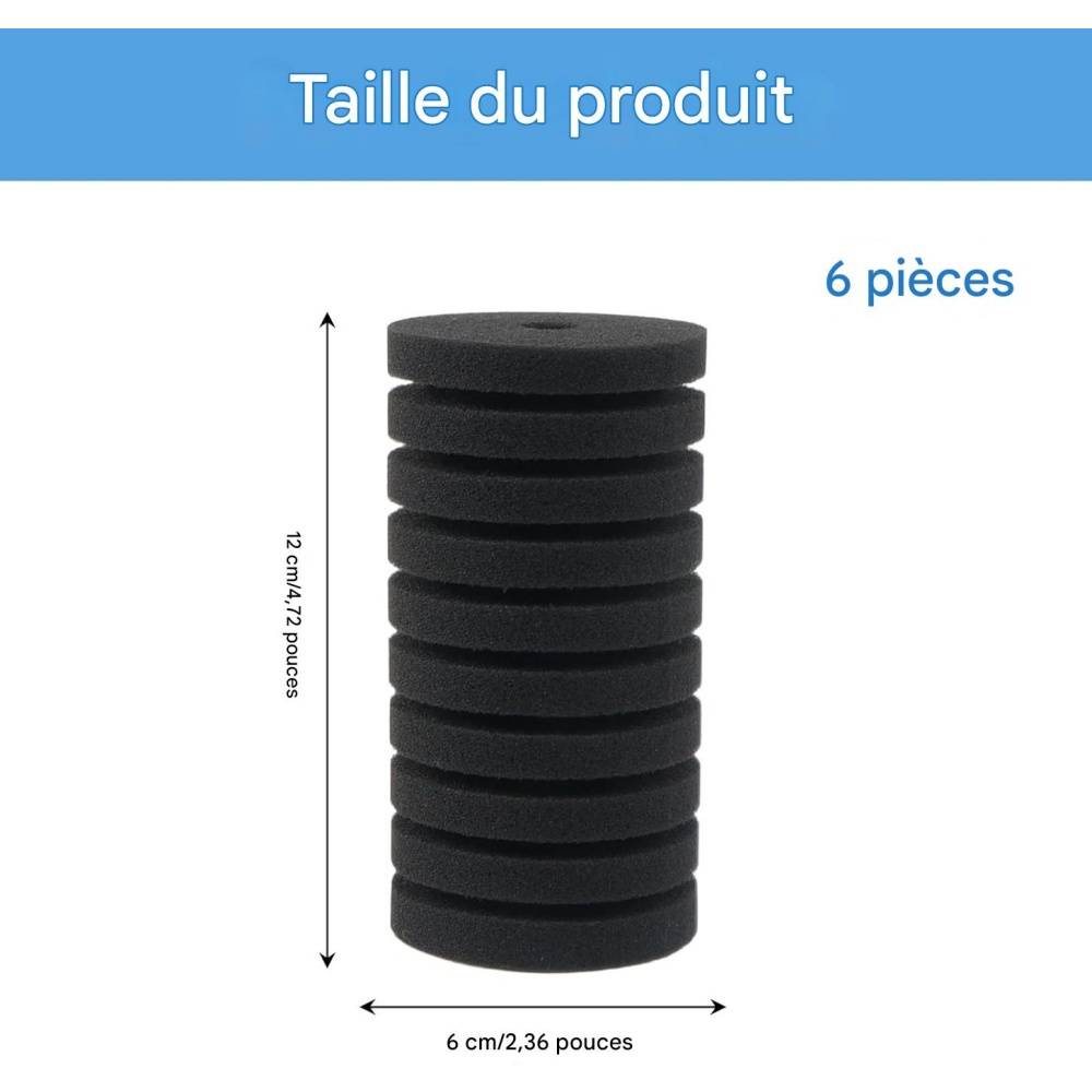 Lot de 2 filtres éponge pour aquarium - Lytech - Image 5