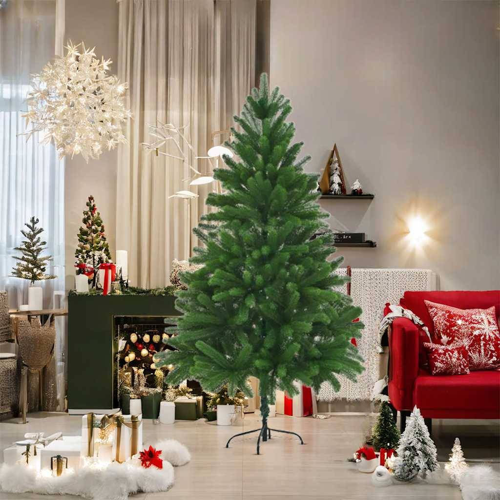 Maison Chic - Arbre de Noël, Sapin de Noël artificiel aiguilles réalistes 180 cm vert u111q - Image 3