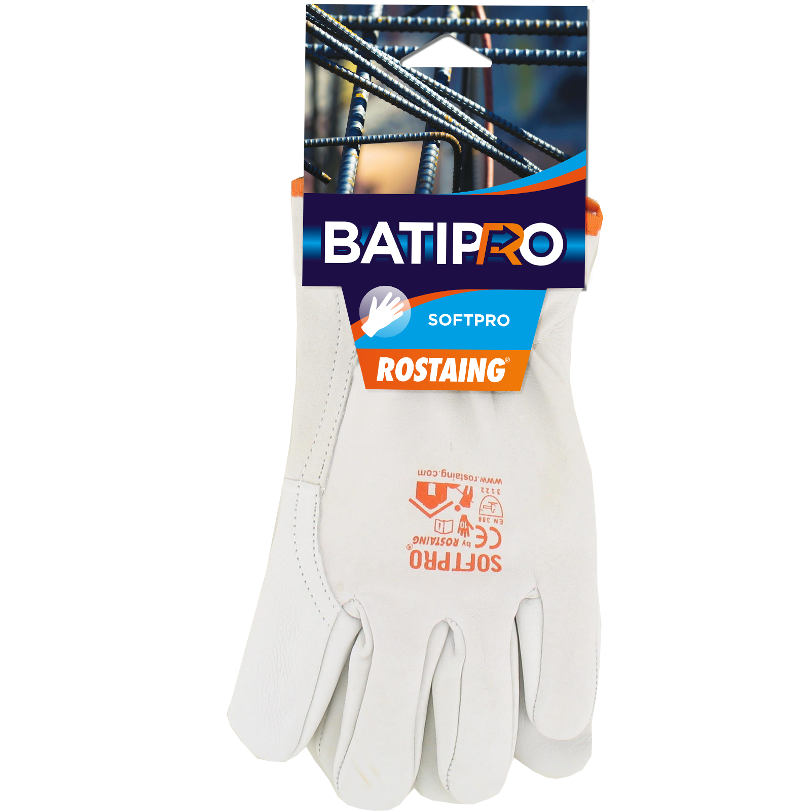 Rostaing - Gant de manutention cuir SOFTPRO - ROSTAING - 10 - XL - Image 2