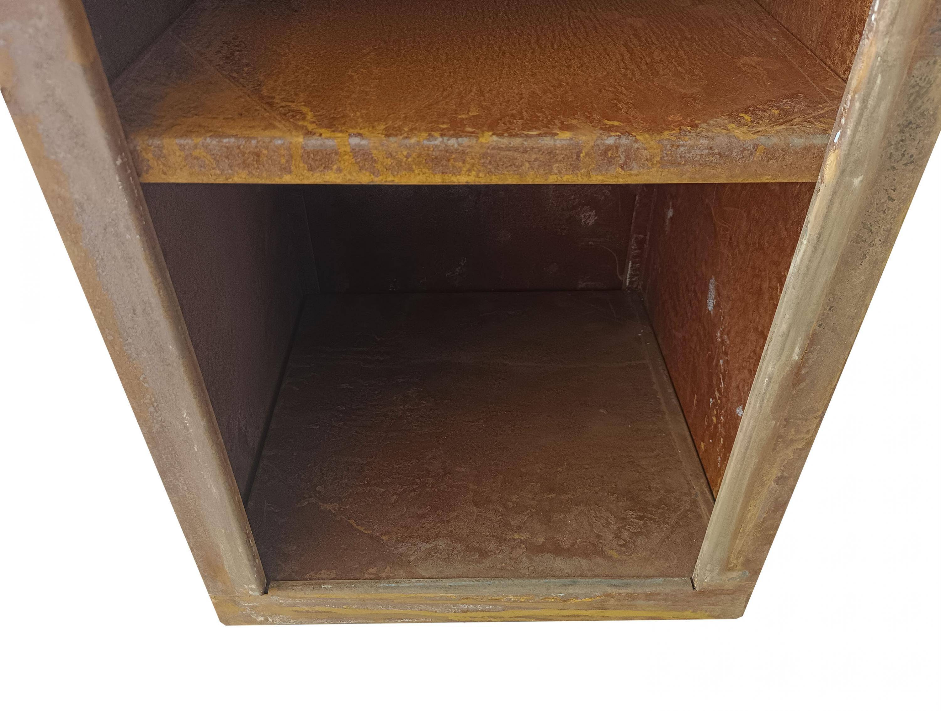 Purline - Barbecue Braséro charbon acier corten cuivré avec bras latéraux EFP57CO – Purline - Image 4