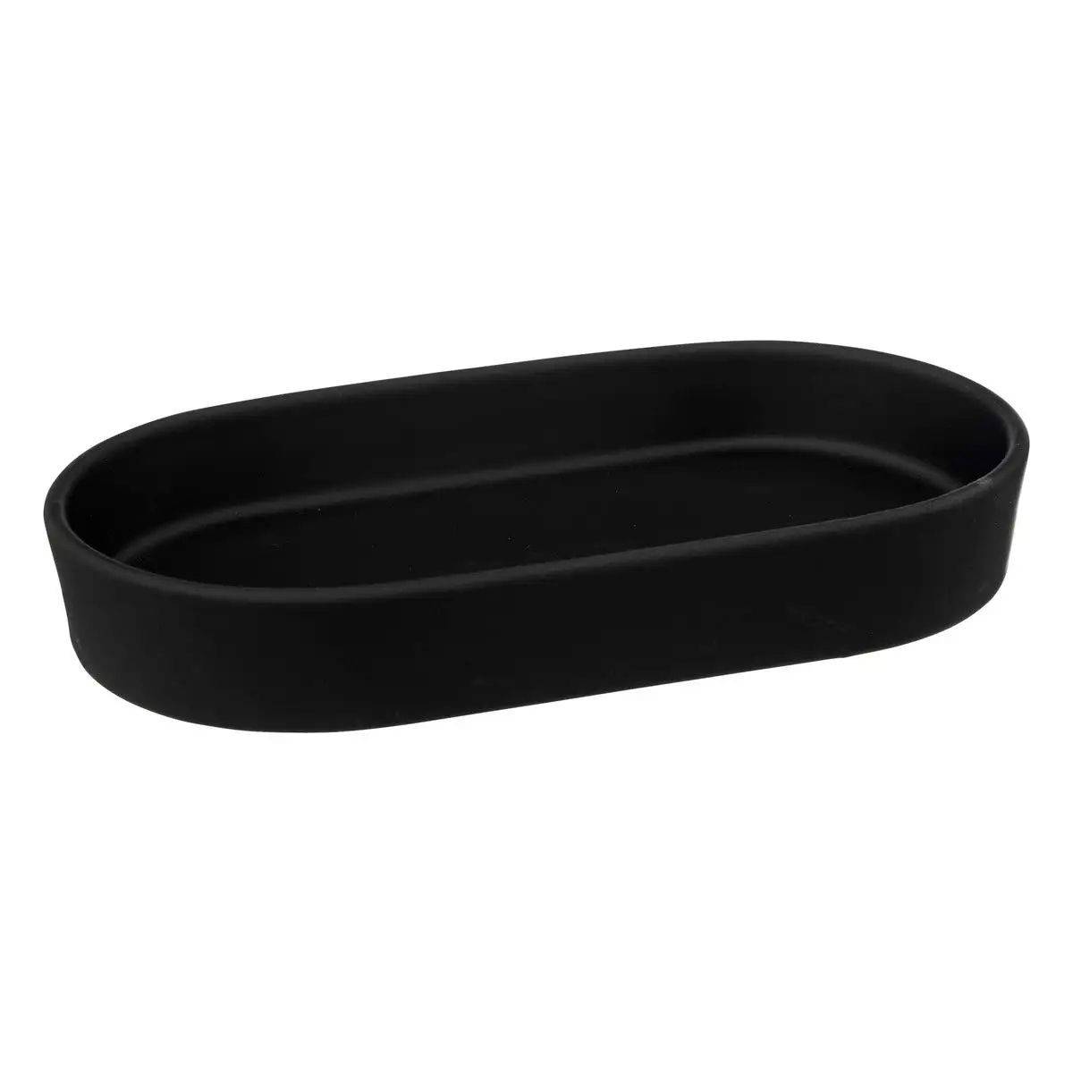 Plateau de Salle de Bain "Cocon" 19cm Noir Khôl