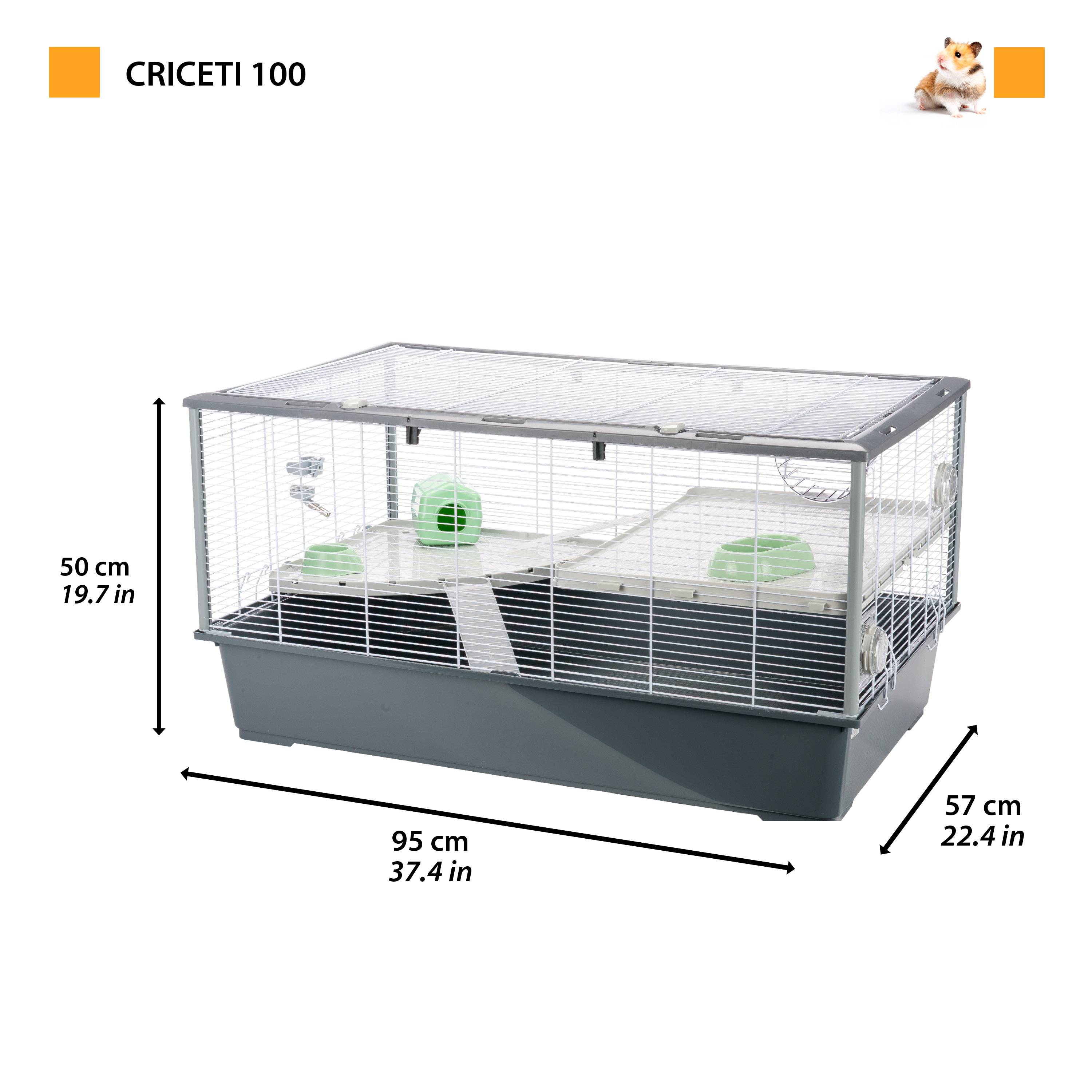 Ferplast - Cage à hamsters Ferplast Criceti 100 spacieuse accessoirisée robuste plusieurs niveaux - Image 2