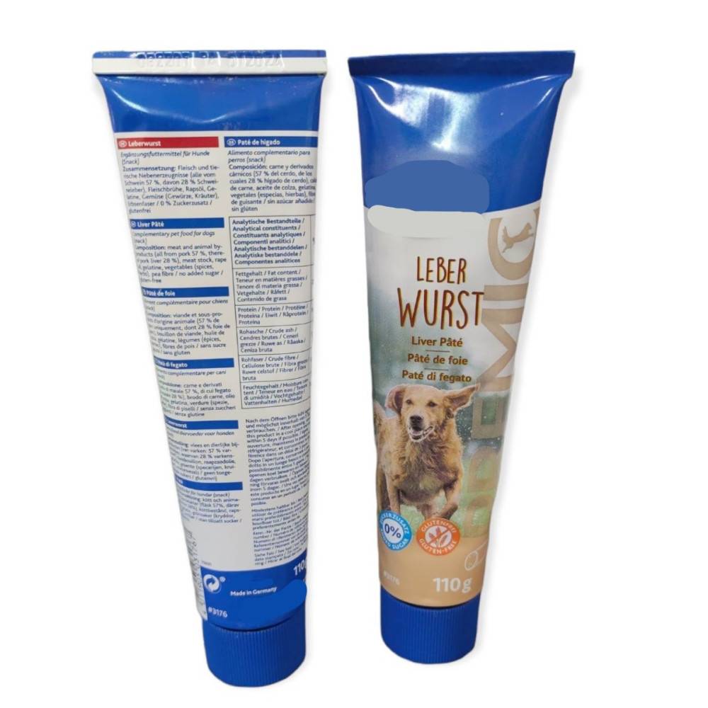 deux tubes pâtés de foie 2 x 110g, friandise chien PREMIO - Image 2
