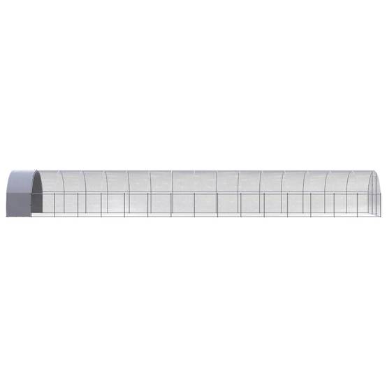 Vidaxl - Poulailler d'extérieur 3x16x2 m Acier galvanisé vidaXL 3095478 - Image 4