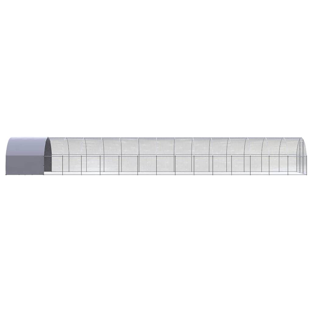 Vidaxl - Poulailler d'extérieur 3x16x2 m Acier galvanisé vidaXL 3095478 - Image 5