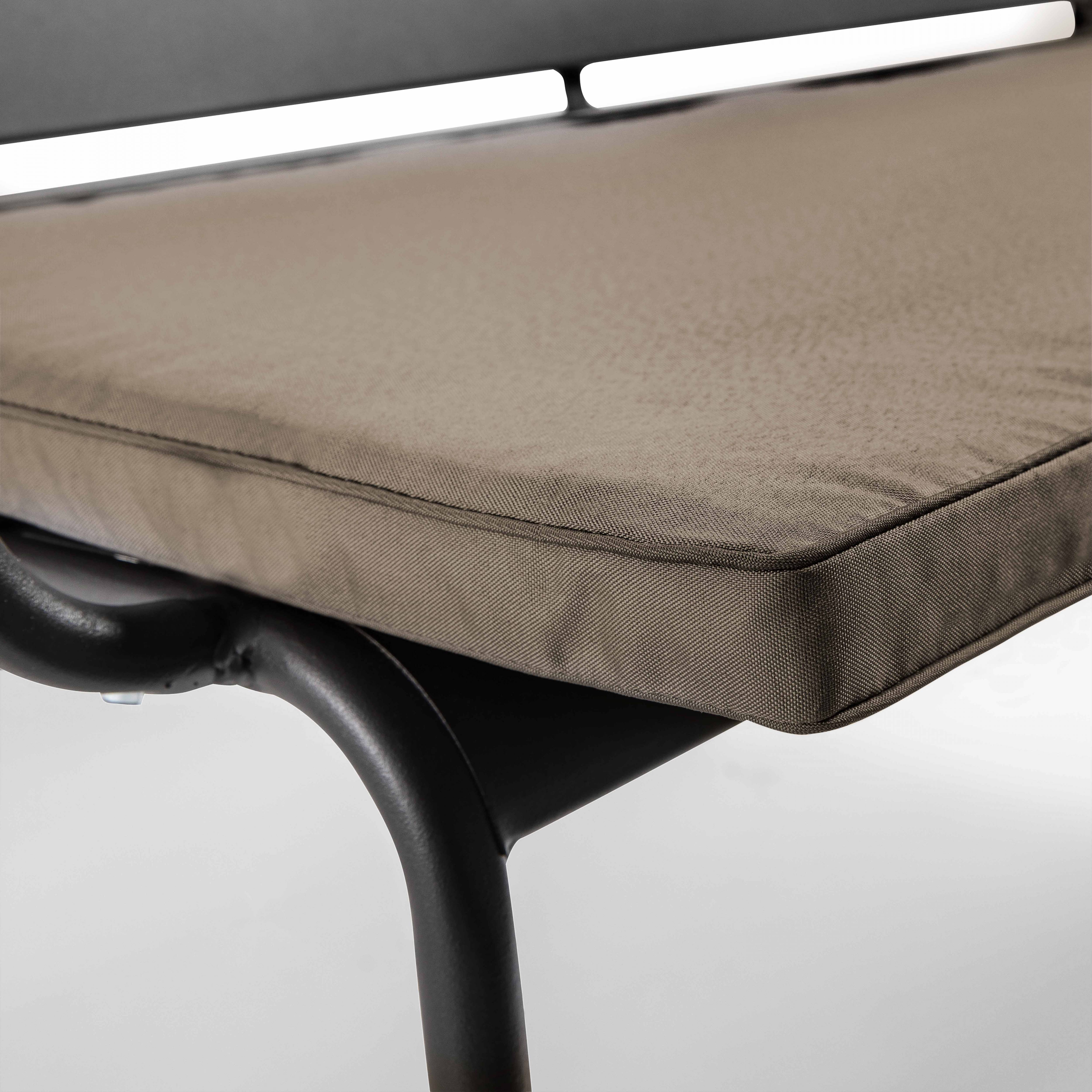 Oviala - Coussin pour canapé polyester taupe Pisco - Oviala - Image 2
