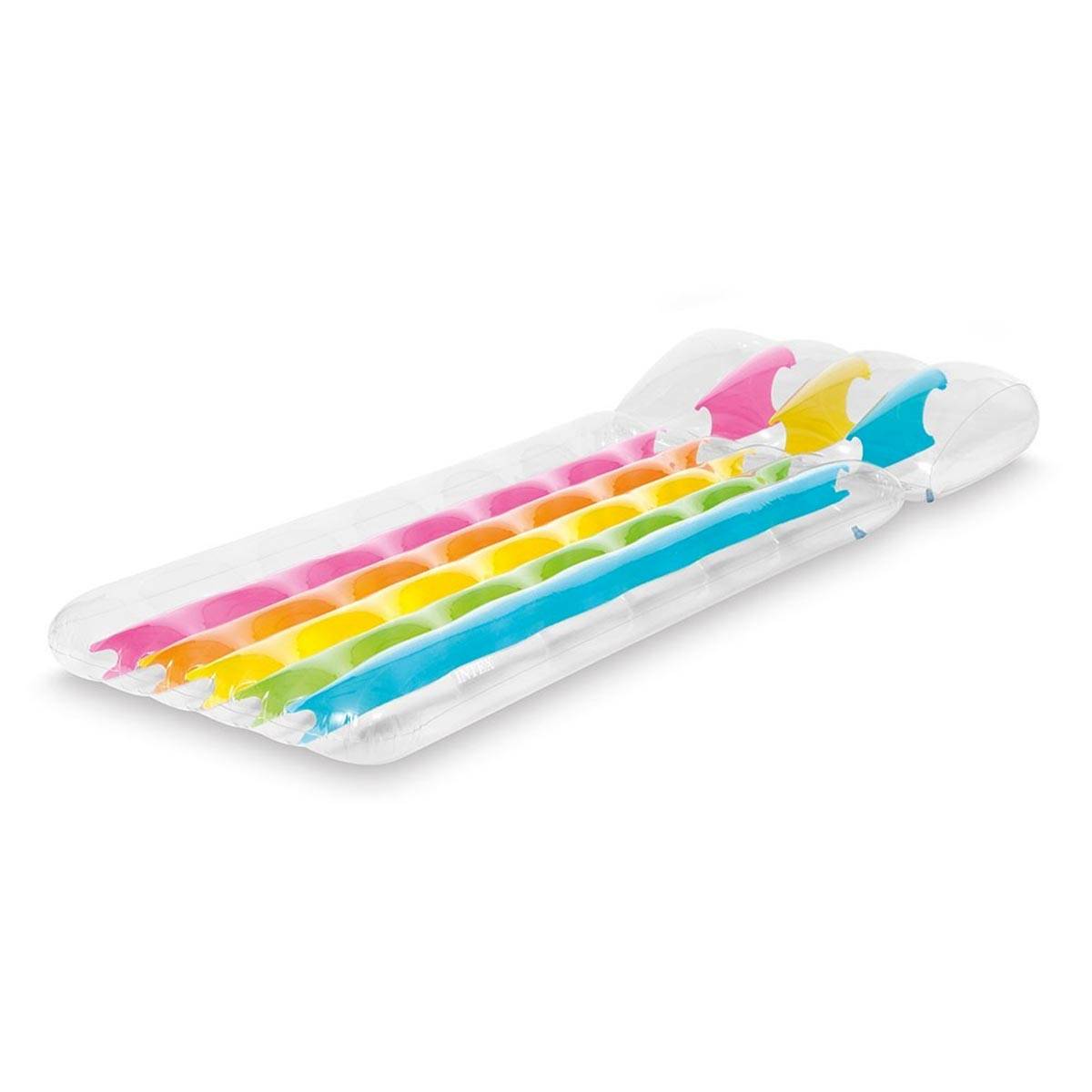 Matelas Gonflable "Arc-en-Ciel" 203cm Multicolore - Image 1