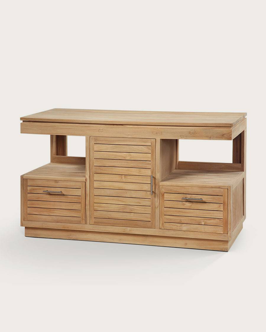 Oasis - Meuble en teck massif 120 cm - UNIQKA - Image 1
