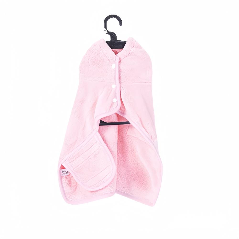IntiMeg - Serviette de bain pour chien rose - IntiMeg - Image 4