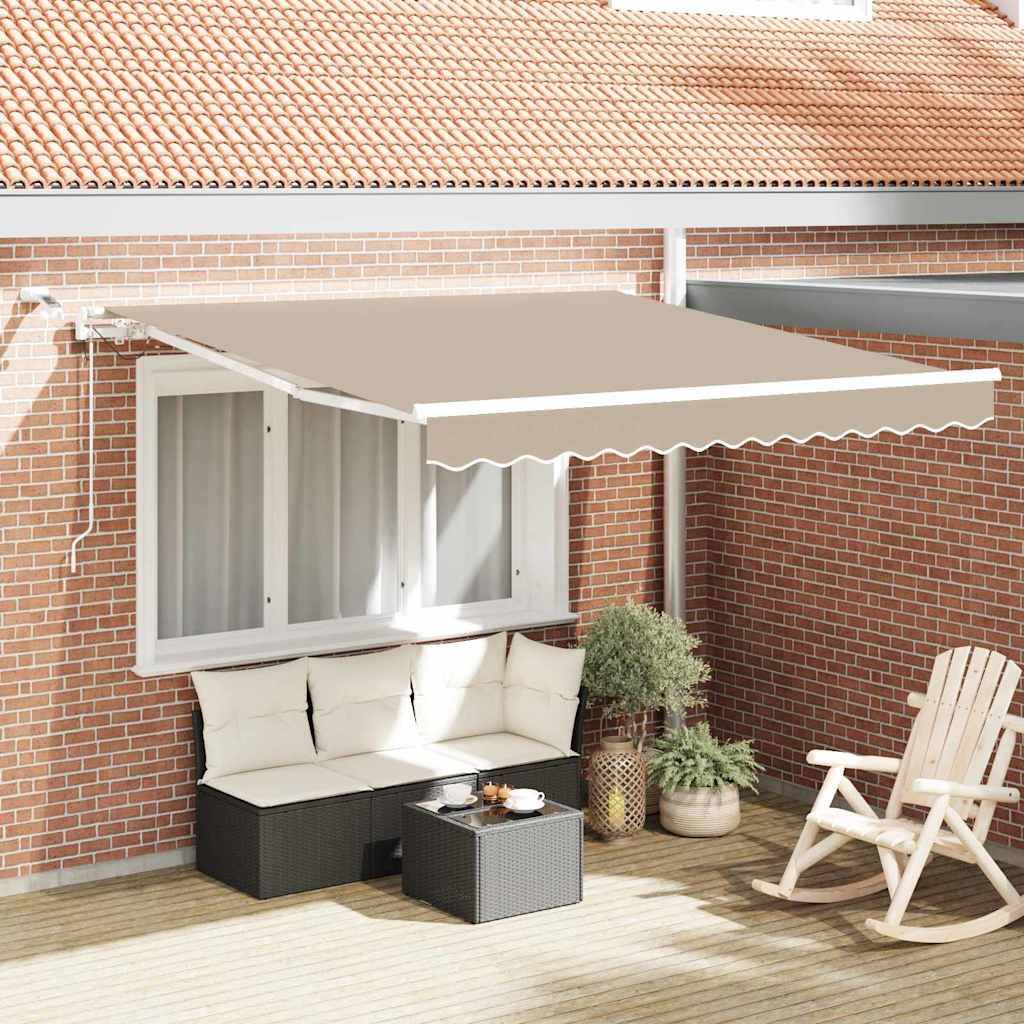 Prolenta Premium - Store banne aluminium thermolaqué beige 330 x 20 cm - Prolenta premium p3425.2 - Image 1