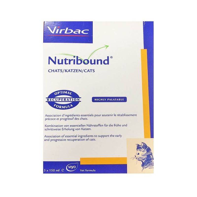 NUTRIBOUND CHATS - VIRBAC 3*150ml