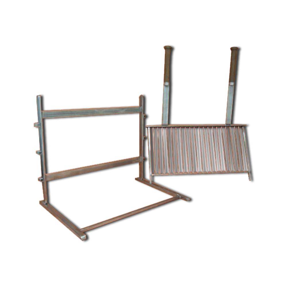 Ensemble grille barbecue de cheminée Forge de Rodez 3 étages 50 cm - Image 2