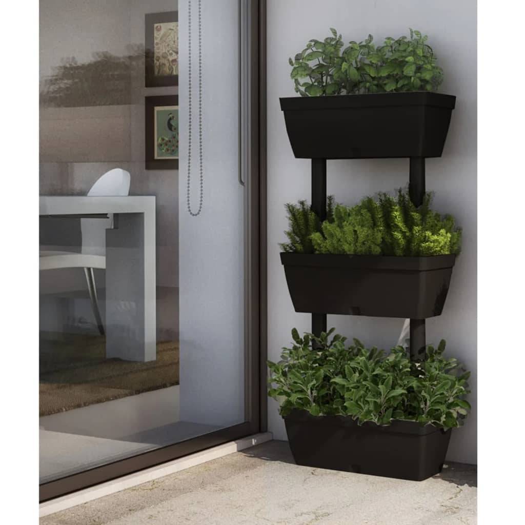 Vidaxl - Jardinières 6 pcs 100 cm Anthracite vidaXL 151823 - Image 1