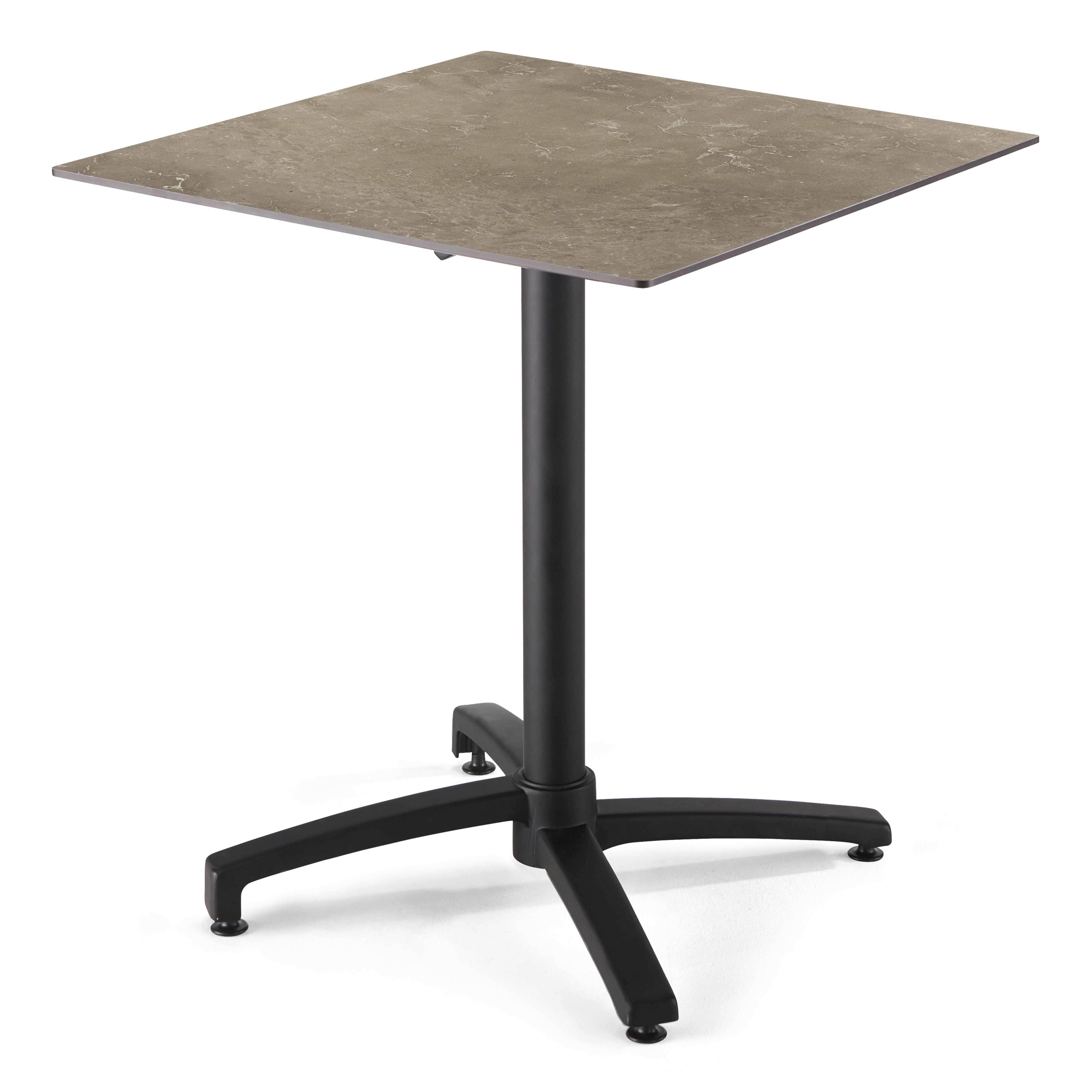 Oviala - Plateau de table stratifié 70x70 cm marbre beige Opéra - Oviala - Image 3