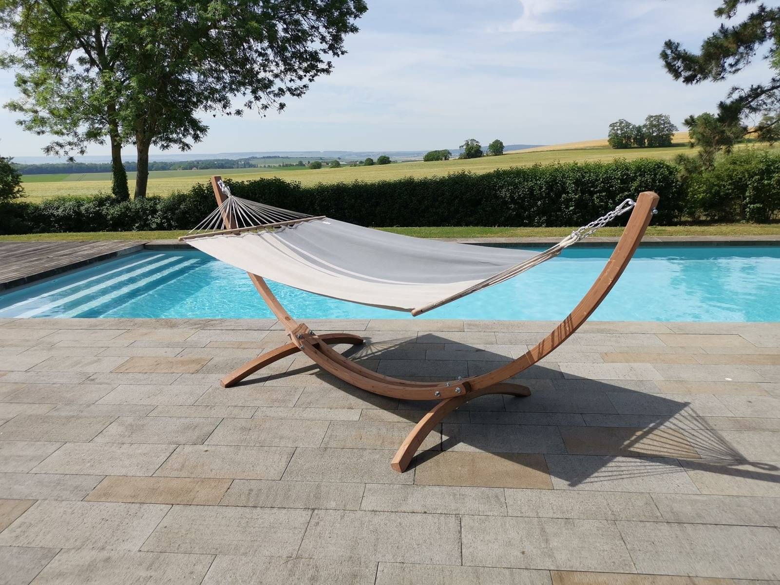 Jobek - Set Bois ESKAPADE 323x125x128 cm Anthracite Taupe certifié FSC Mix JOBEK - Image 2