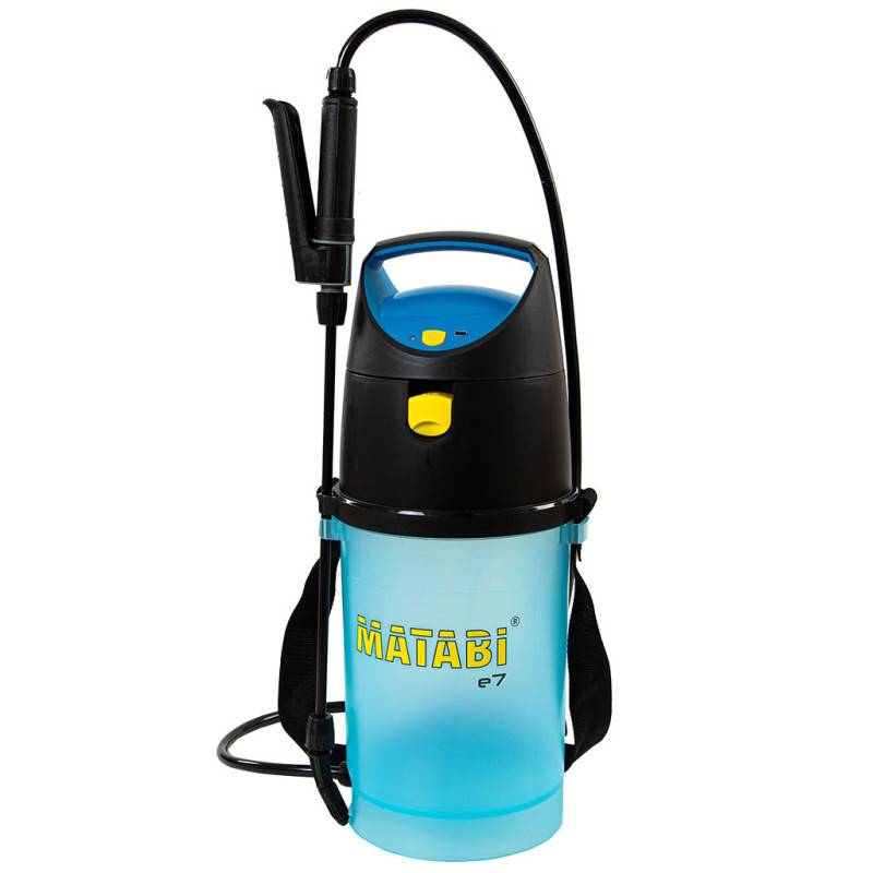 Matabi - MATABI Pulvérisateur électrique à batterie E7 5L + Lance télescopique 5,4m + Stop Algues PRO Sikagard-130 20L SIKA - Image 2