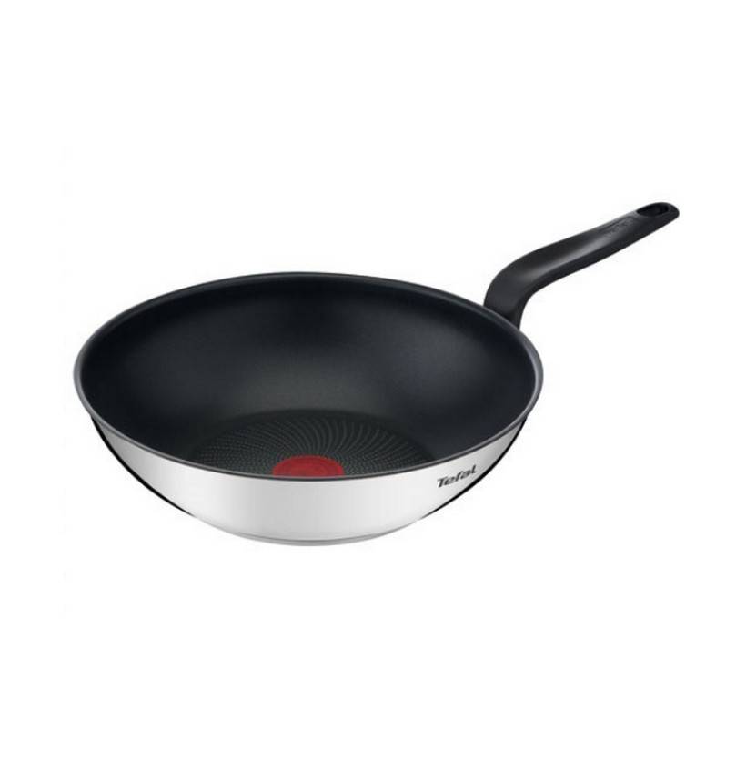 Poêle wok inox 28cm E3091904 Tefal