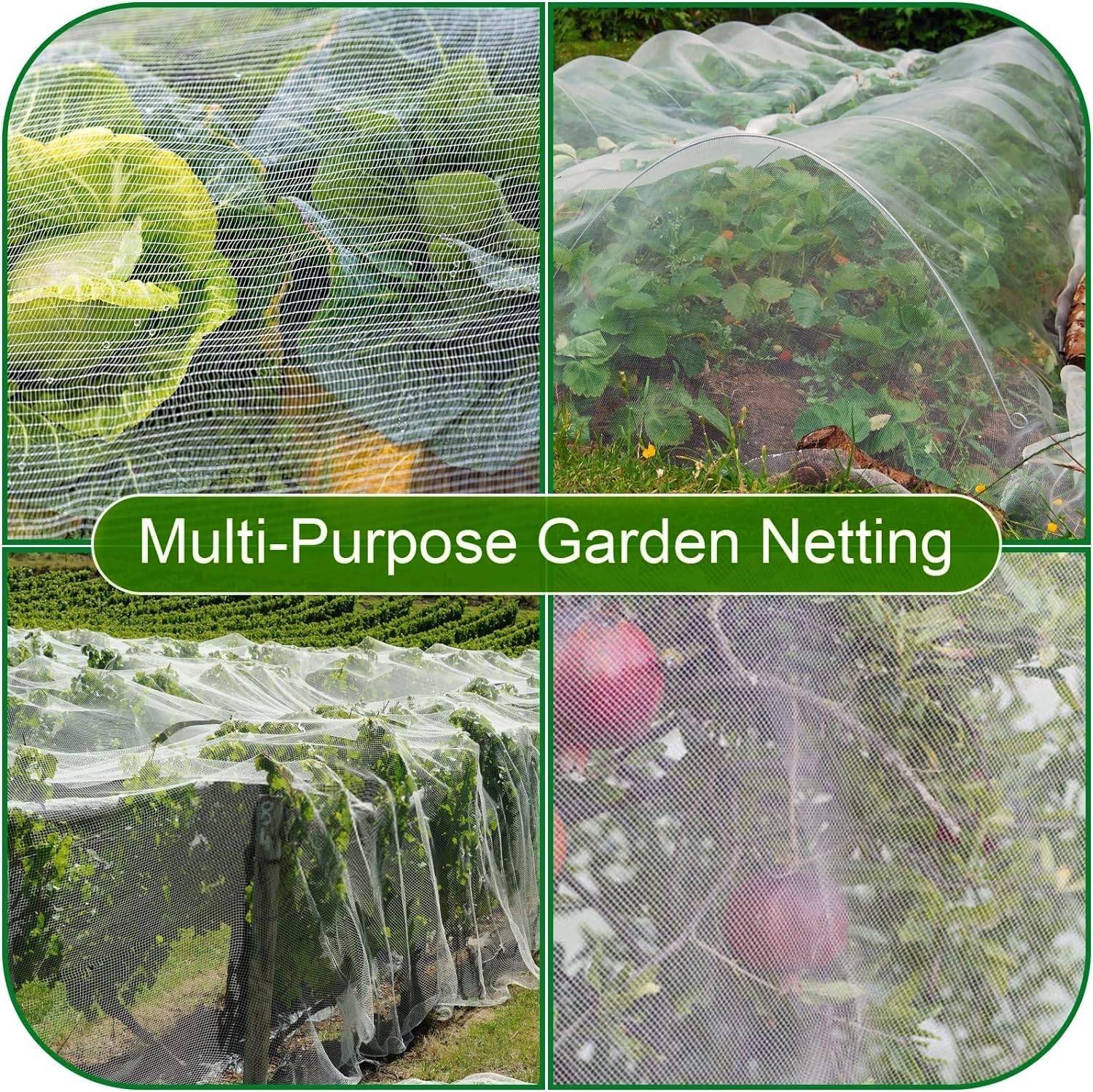 Filet anti-insectes, filet de protection des plantes, filet anti-insectes pour potager, adapté aux fruits, fleurs, cultures, 2,5 x 3 m(blanc)-Lytech - Image 6