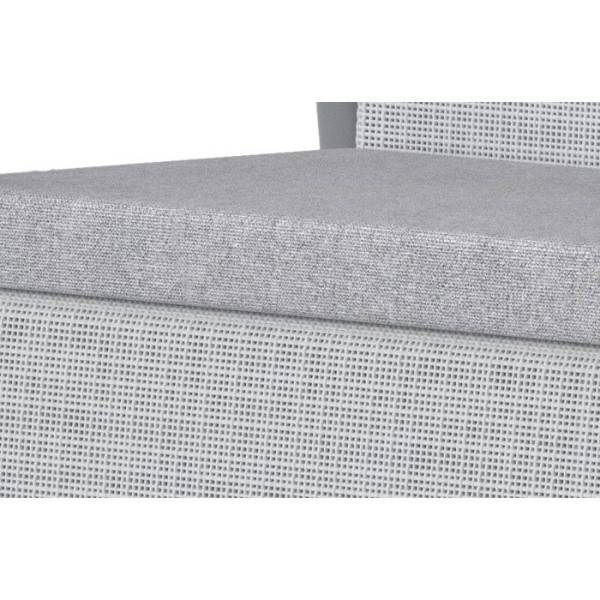 Keter - Salon bas de jardin - Résine - 4 personnes - Keter - Scandi Linea - Table 2 plateaux imitation bois - Imitation canage beige - Image 6
