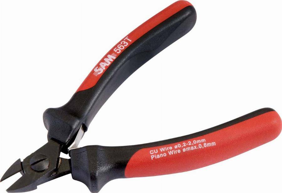 Pince electronique coupante diagonale bimatiere SAM - 563T - Image 1