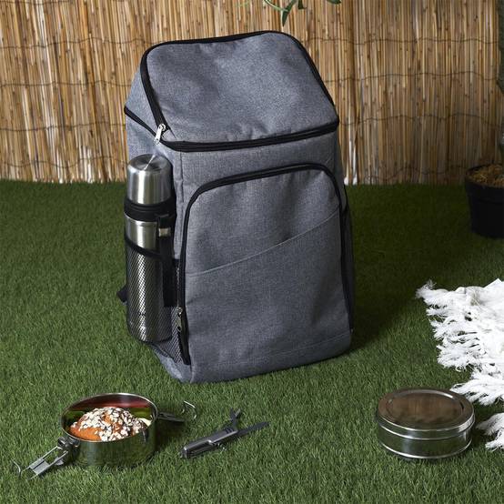 Cook Concept - Sac à Dos Fraîcheur "Multipoches" 26L Gris - Image 7