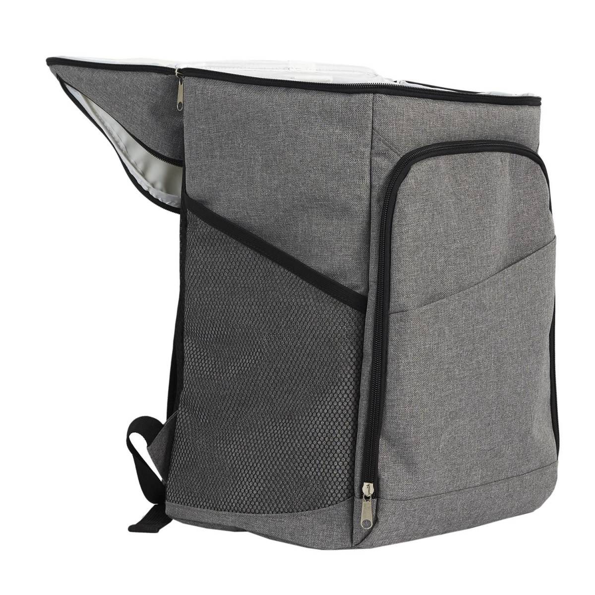Cook Concept - Sac à Dos Fraîcheur "Multipoches" 26L Gris - Image 6