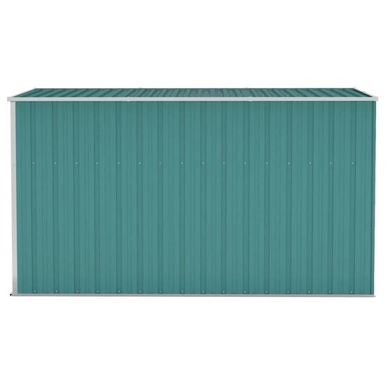Vidaxl - Abri de jardin mural Vert 118x288x178 cm Métal galvanisé vidaXL 316225 - Image 5