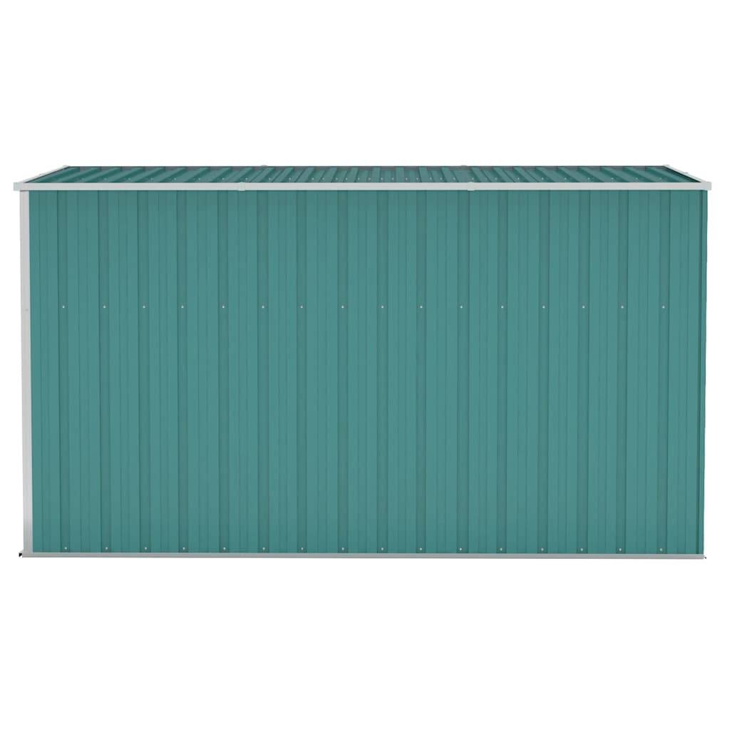 Vidaxl - Abri de jardin mural Vert 118x288x178 cm Métal galvanisé vidaXL 316225 - Image 5