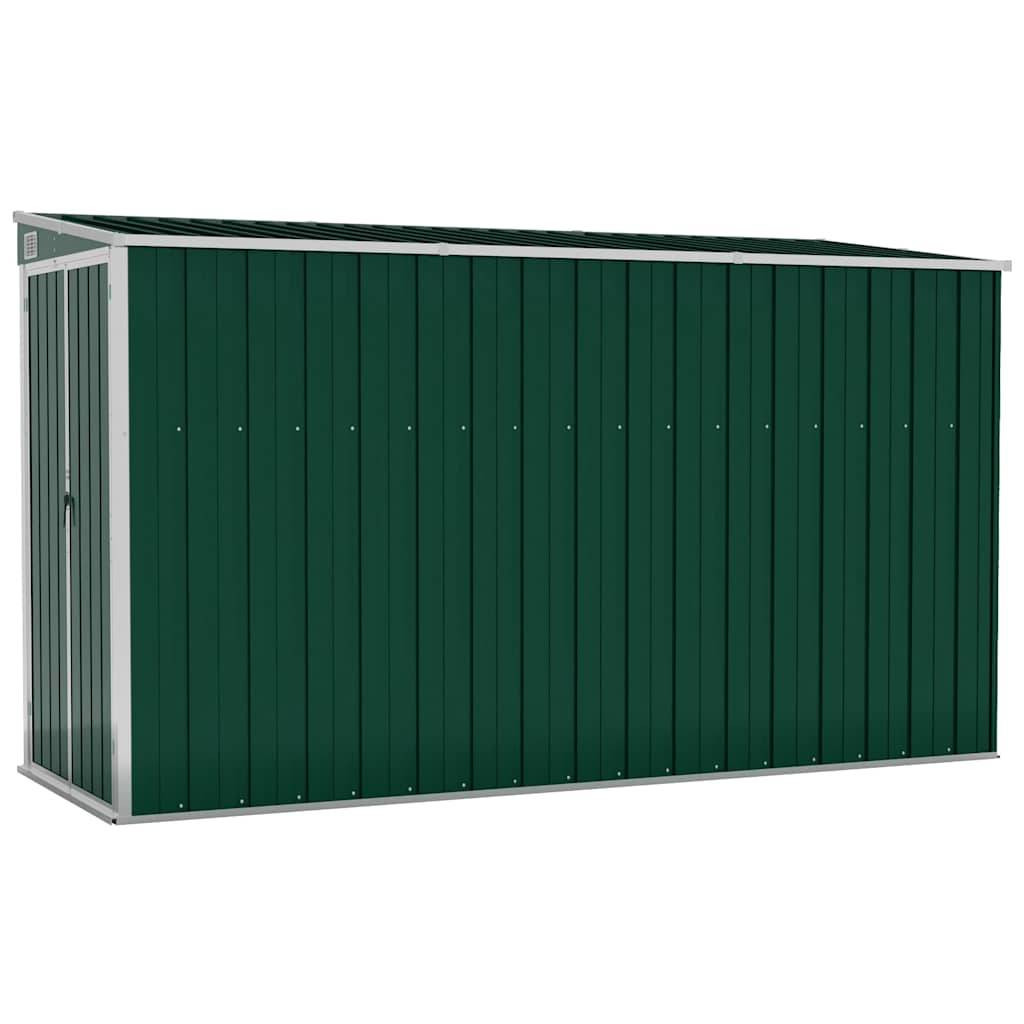 Vidaxl - Abri de jardin mural Vert 118x288x178 cm Métal galvanisé vidaXL 316225 - Image 2