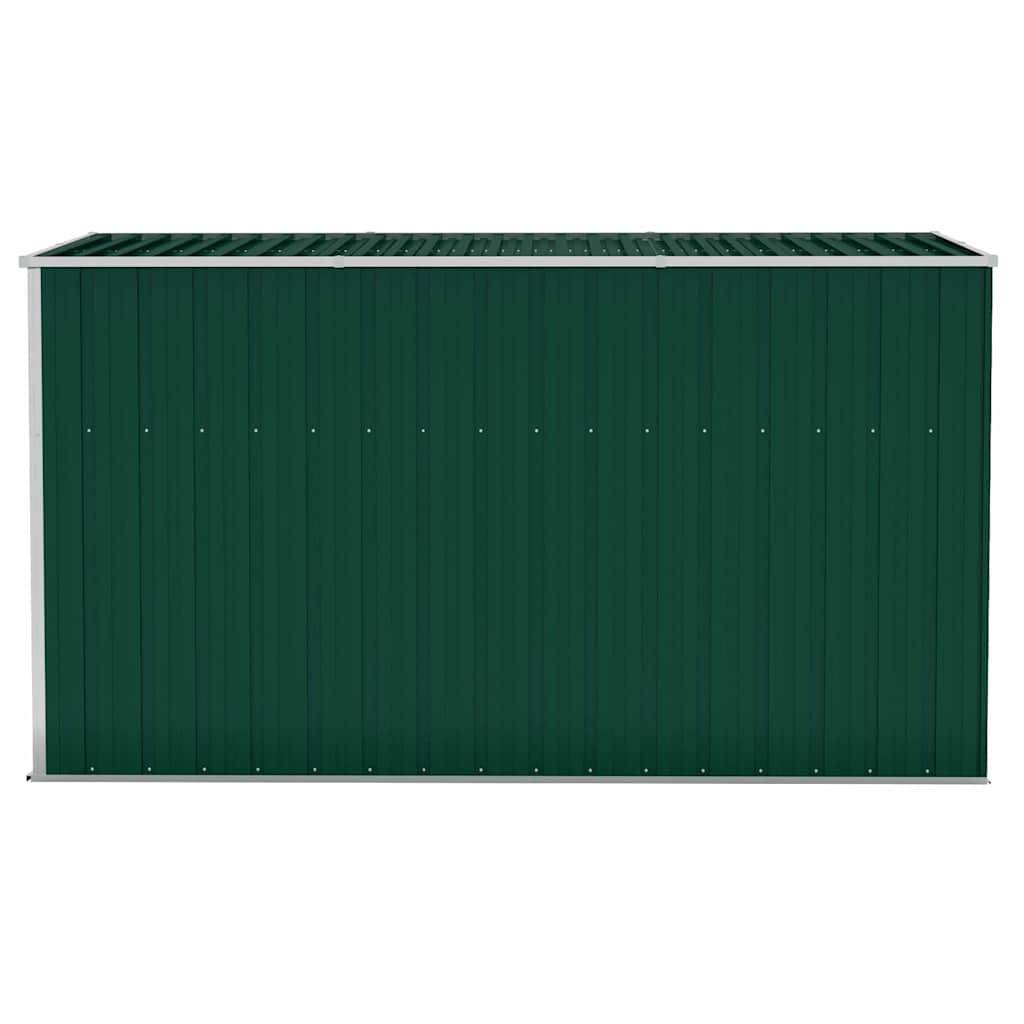 Vidaxl - Abri de jardin mural Vert 118x288x178 cm Métal galvanisé 2.3m² vidaXL 316225 - Image 6