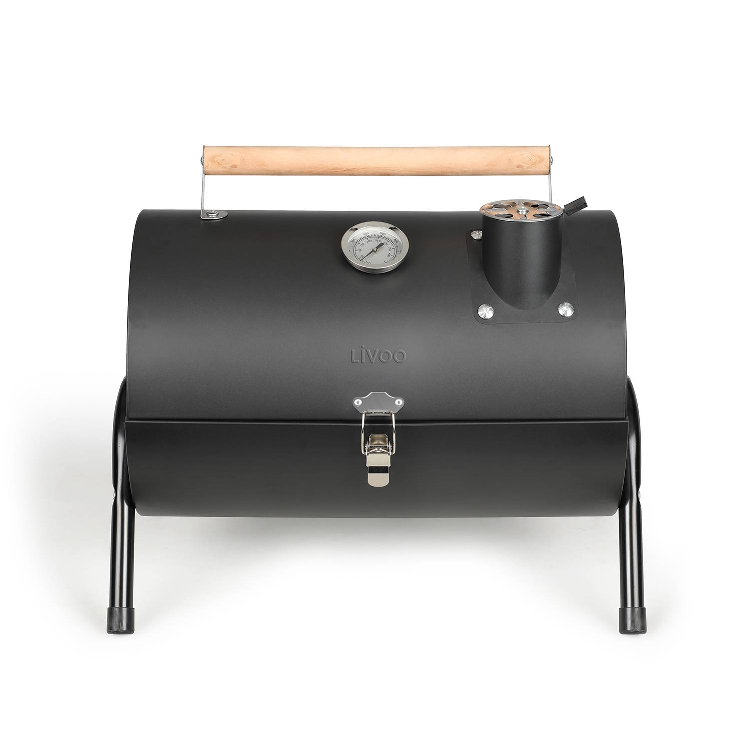 Livoo - Barbecue fumoir portable 33.5x22cm noir DOC269 Livoo - Image 1