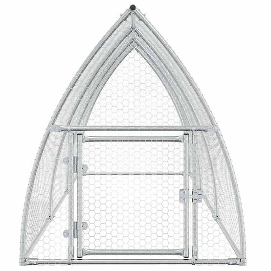 Vidaxl - Cage pour poules argenté 300x105x120 cm acier galvanisé vidaXL 172553 - Image 10