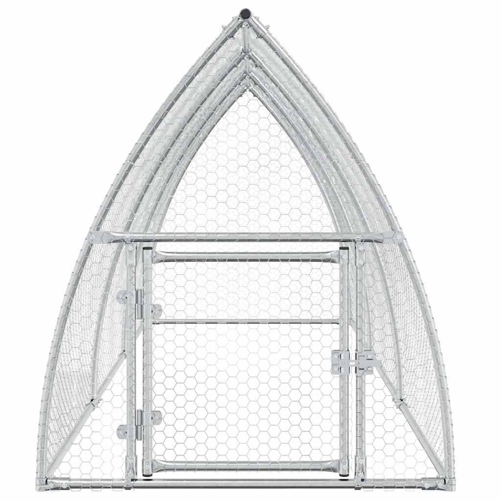 Vidaxl - Cage pour poules argenté 300x105x120 cm acier galvanisé vidaXL 172553 - Image 10