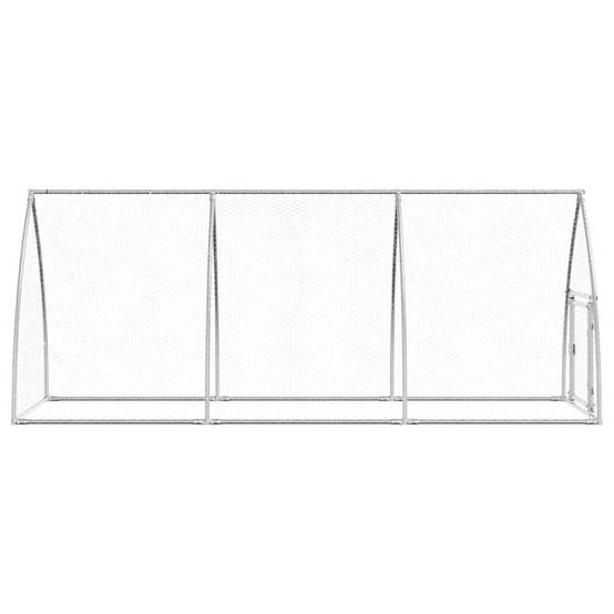 Vidaxl - Cage pour poules argenté 300x105x120 cm acier galvanisé vidaXL 172553 - Image 7