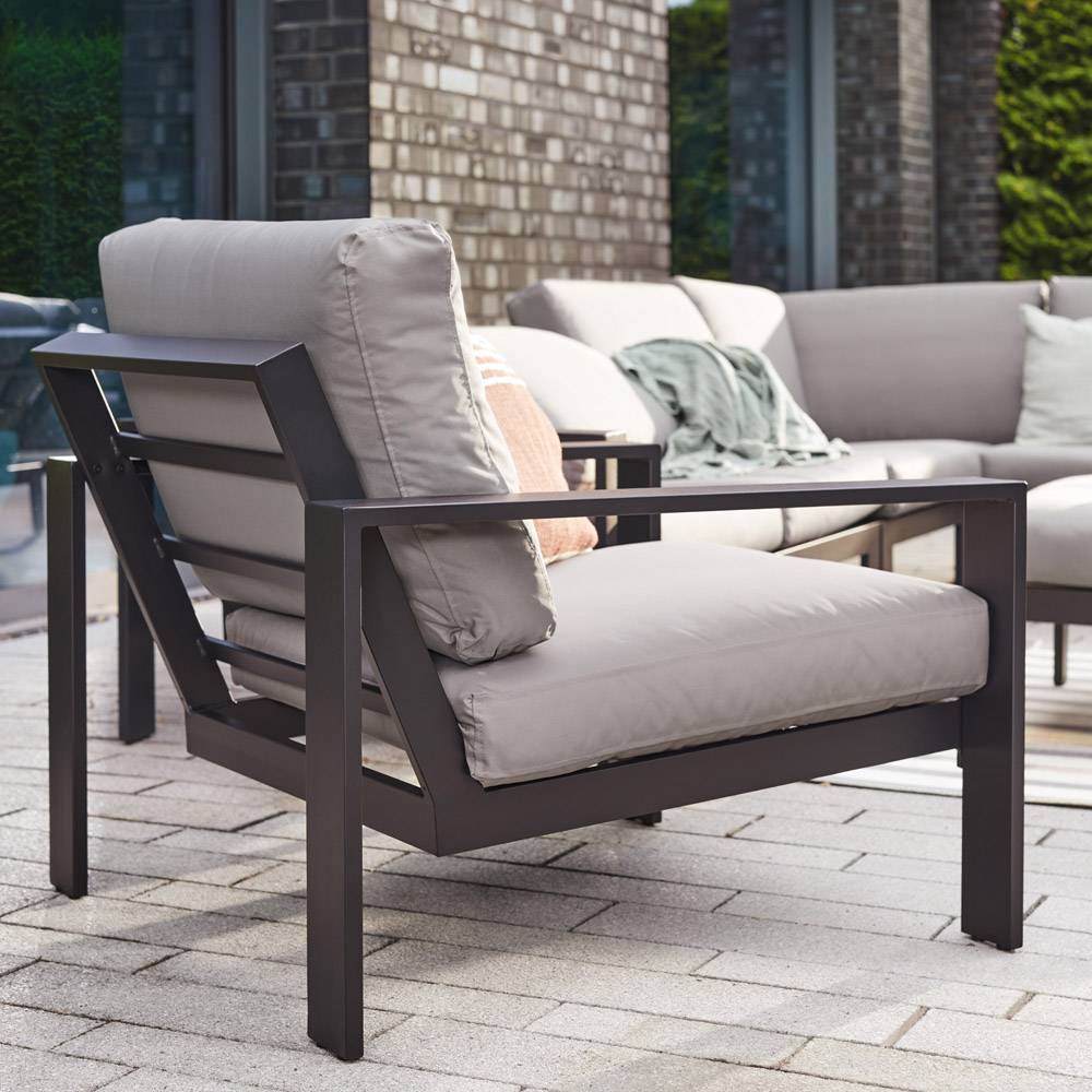 Home Deluxe - Salon de jardin aluminium HOME DELUXE RIO M - anthracite - Image 4