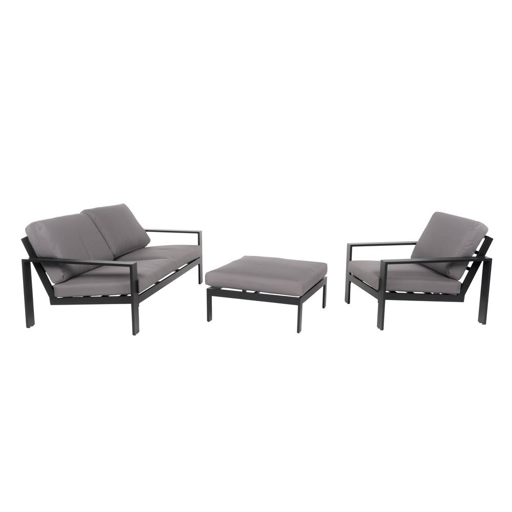 Home Deluxe - Salon de jardin aluminium HOME DELUXE RIO M - anthracite - Image 1