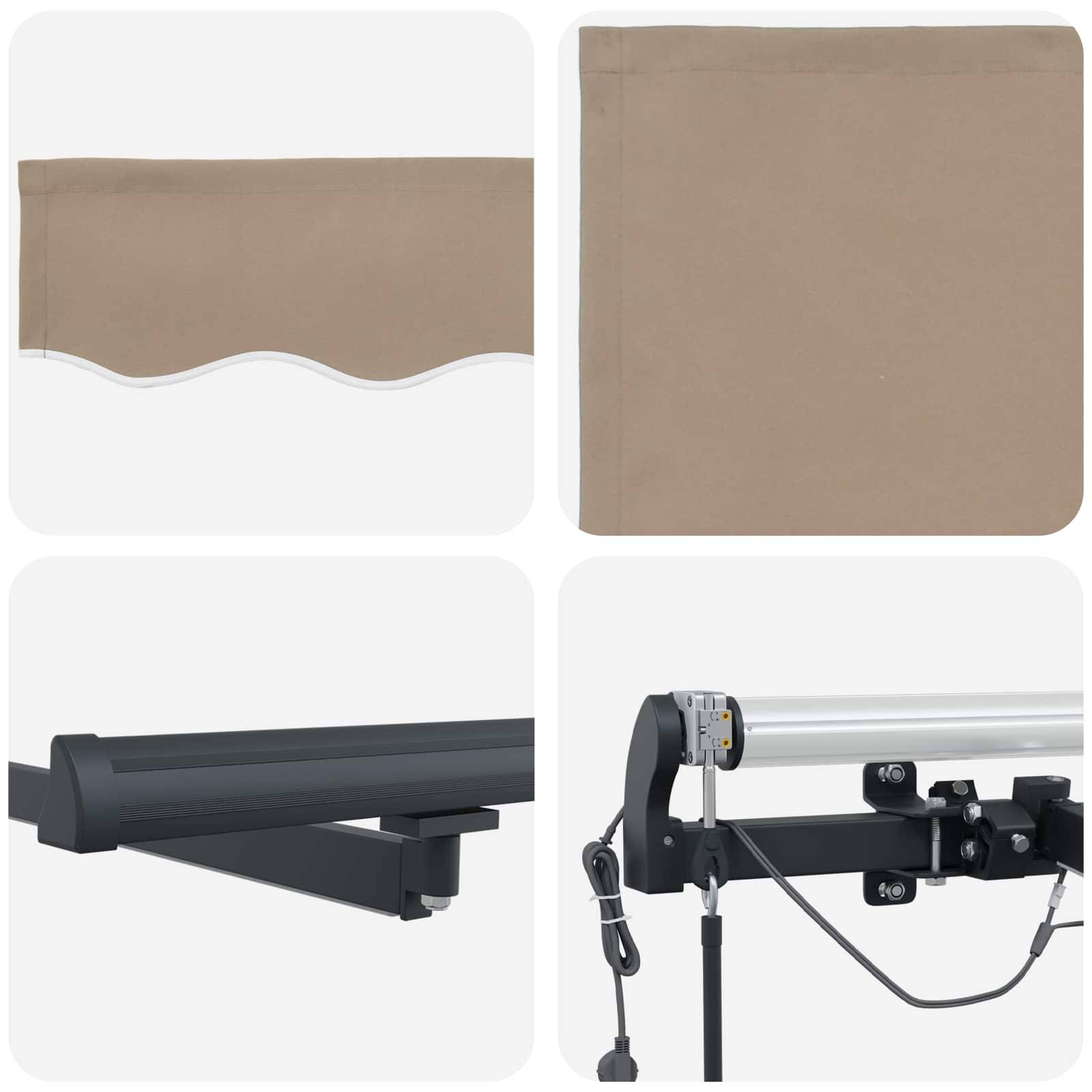 Prolenta Premium - Store banne aluminium thermolaqué beige  330 x 20 cm  - Prolenta premium p3346.2 - Image 10