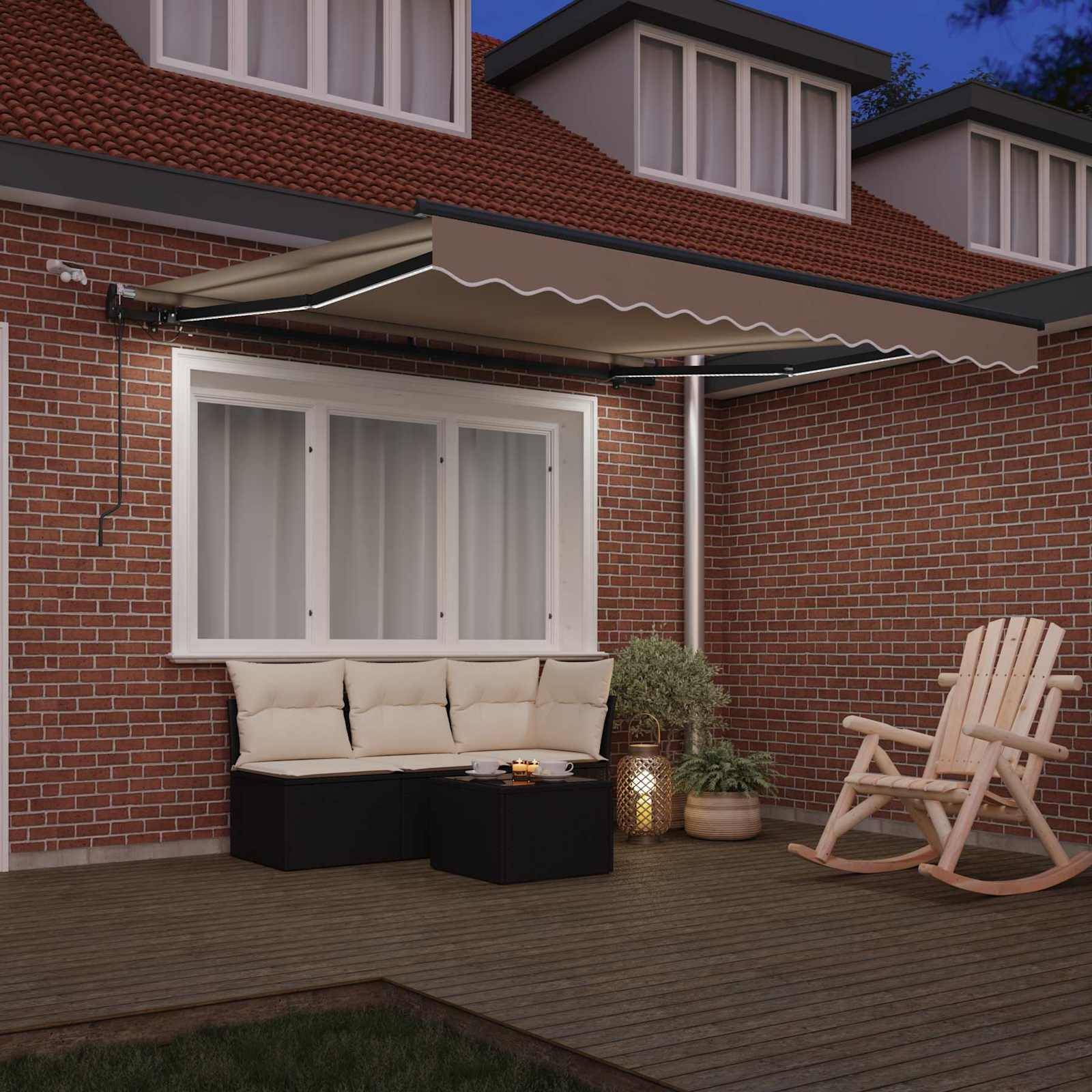 Prolenta Premium - Store banne aluminium thermolaqué beige 330 x 20 cm - Prolenta premium p3346.2 - Image 3