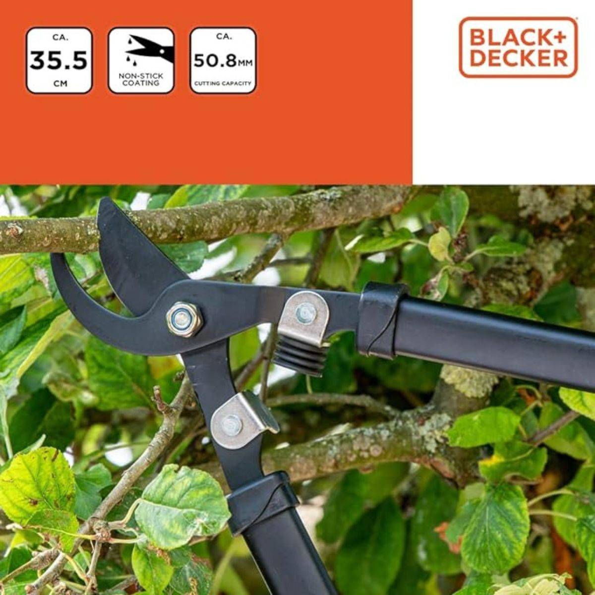 Coupe branches 35.5cm Diamètre de coupe 50mm Black et Decker - Image 4