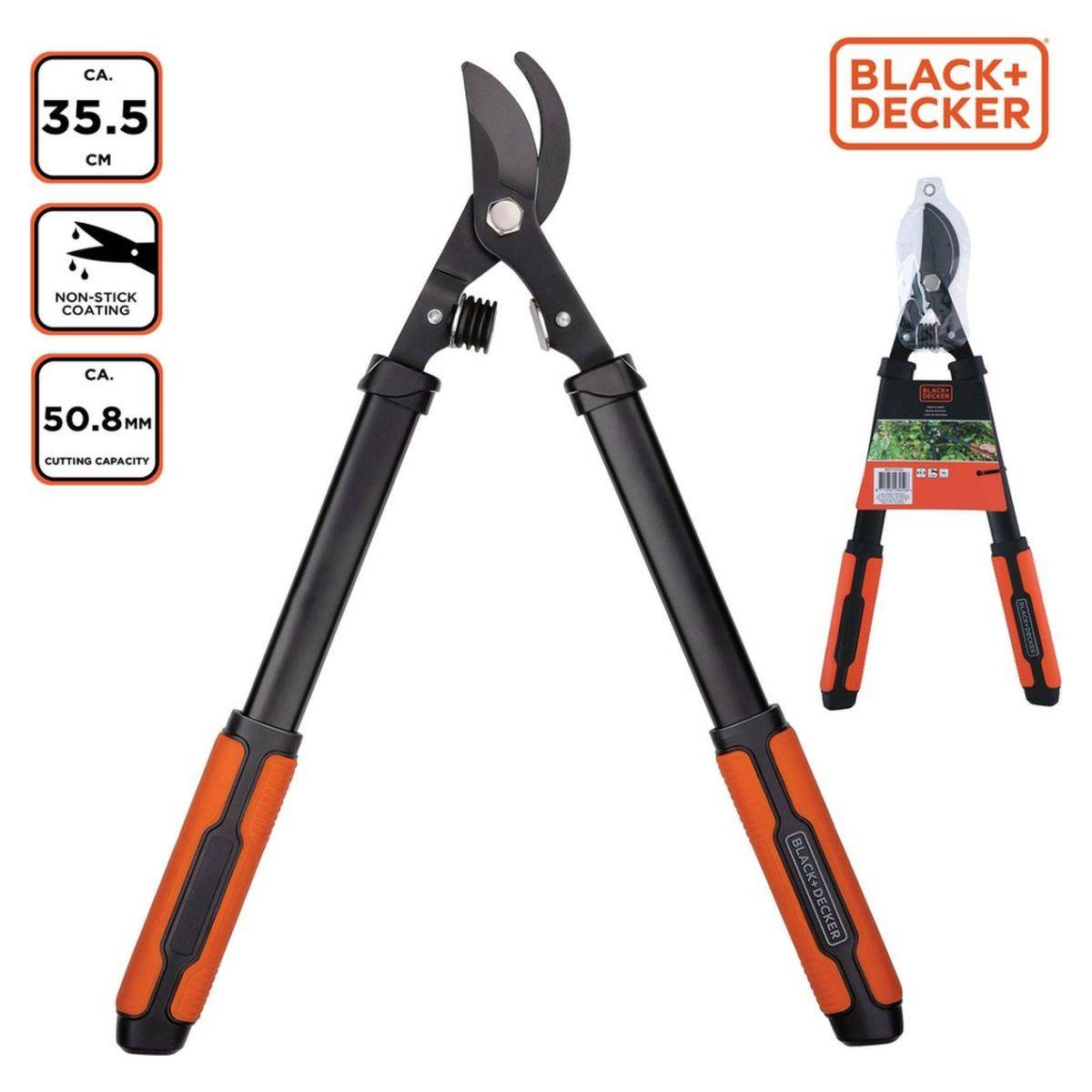 Coupe branches 35.5cm Diamètre de coupe 50mm Black et Decker - Image 2