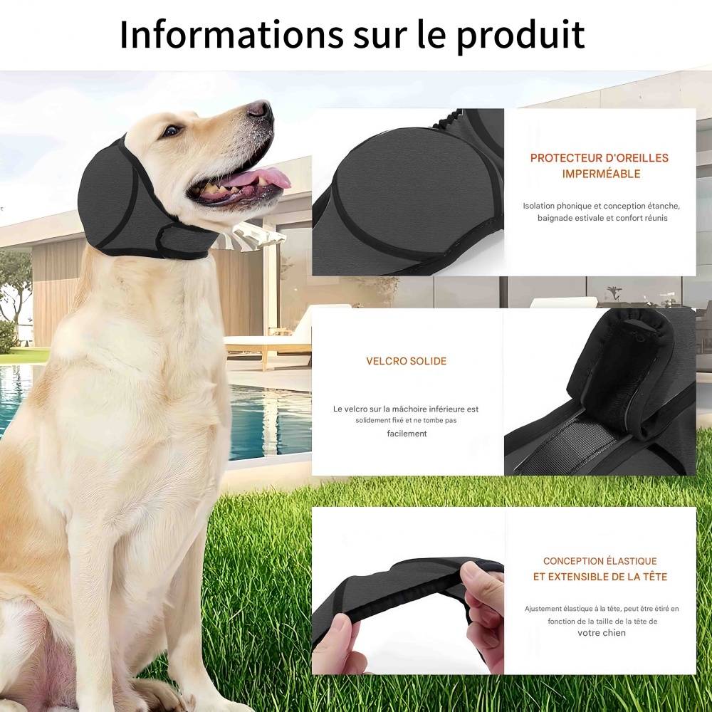IntiMeg - Cache-oreilles de protection pour chien S IntiMeg - Image 2