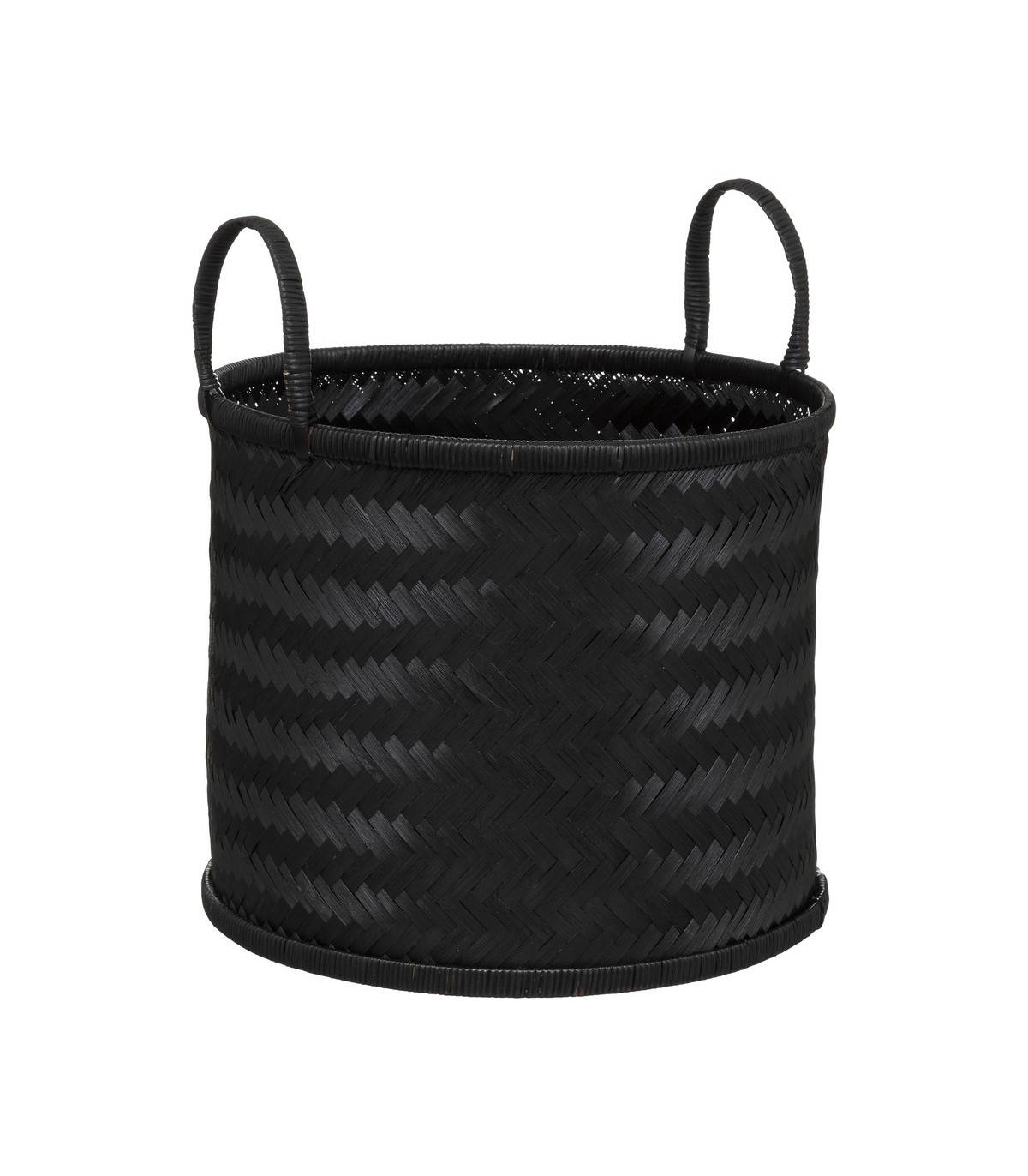 Set de 2 Paniers de rangement en Bambou Noir - Image 3