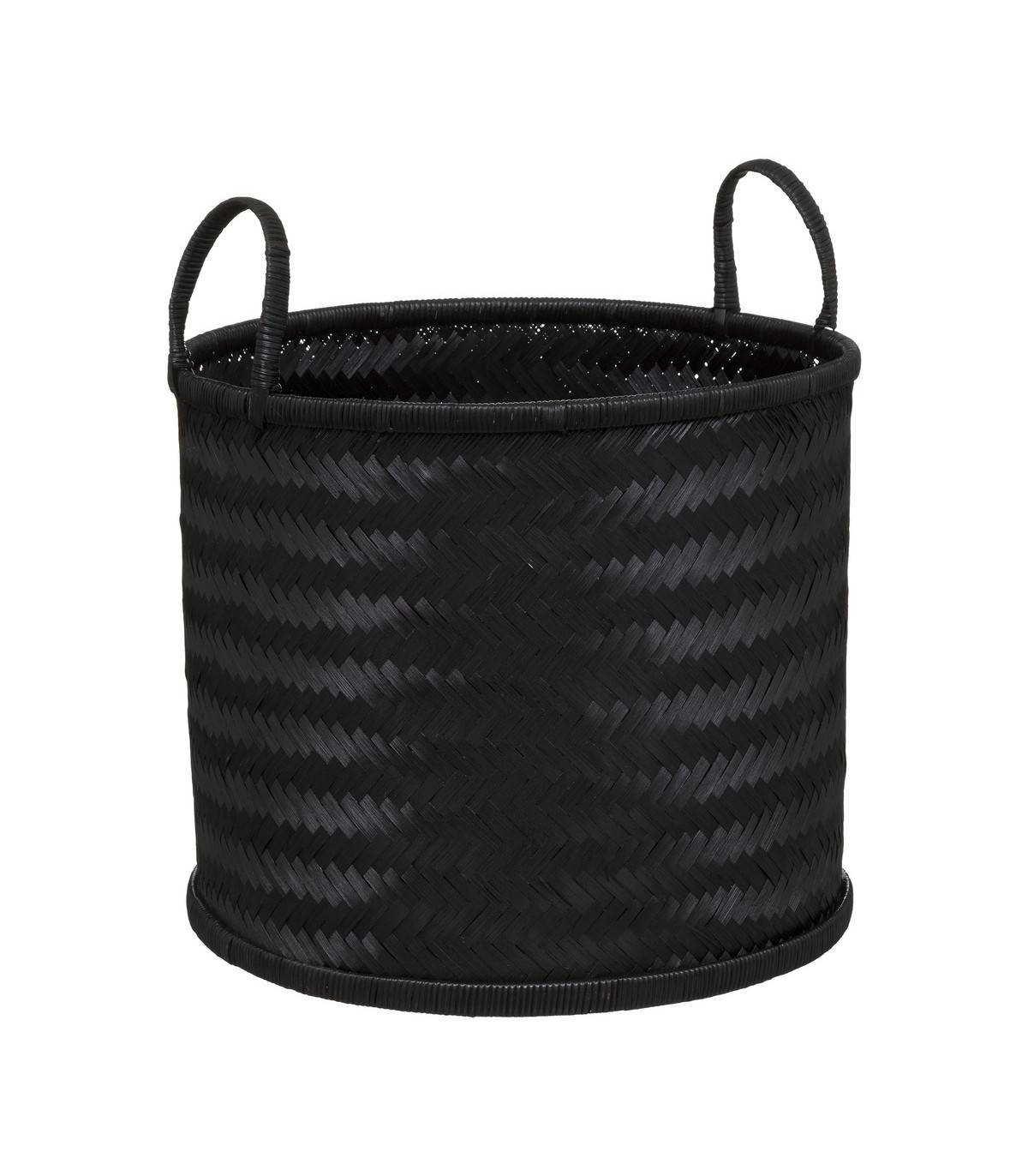 Set de 2 Paniers de rangement en Bambou Noir - Image 2