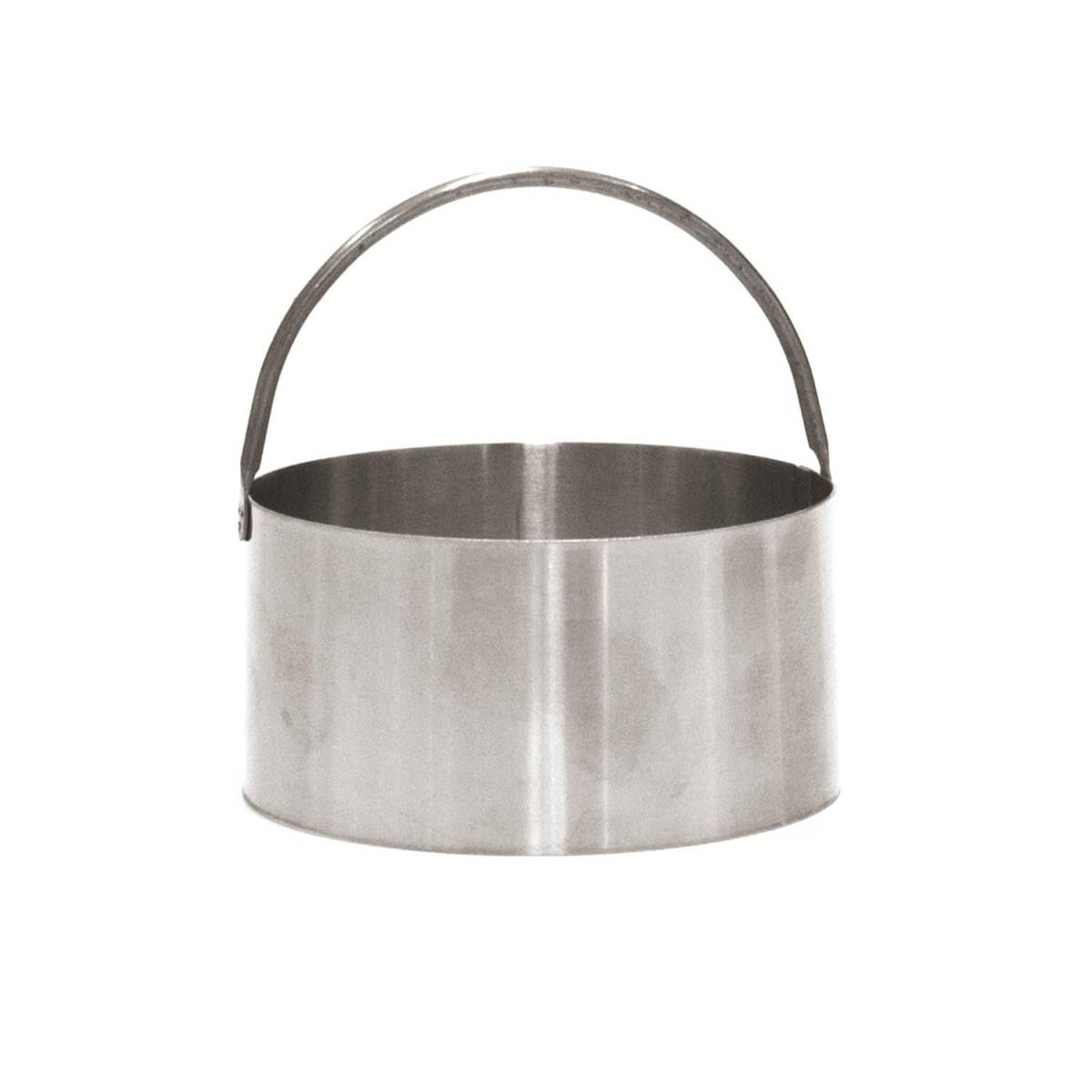 Lot de 3 Emporte-Pièces Inox "Rond" 8cm Argent - Image 3