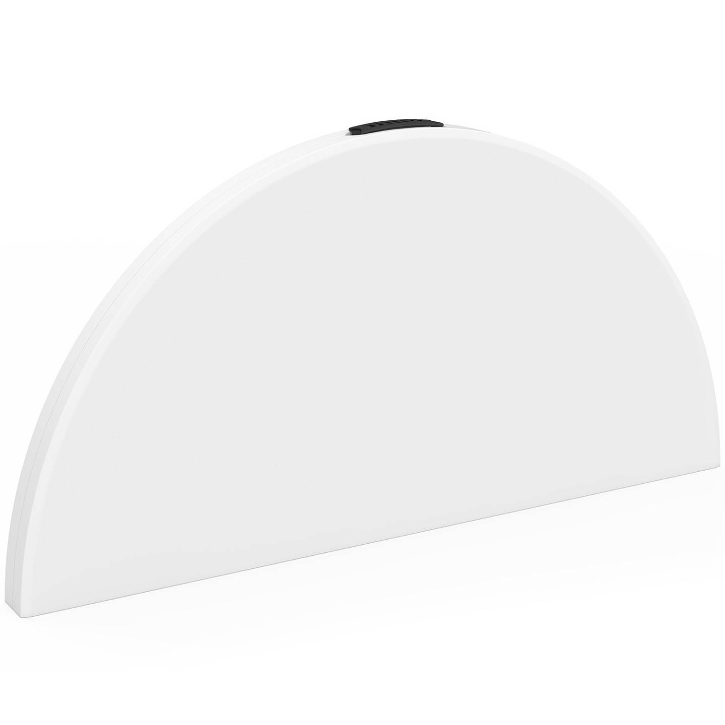 Table pliante d'appoint portable ronde 122 cm pour camping ou réception avec housse blanche - Image 6