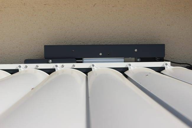 Pergola Bioclimatique Adossée Motorisée Aluminium 3x3 Anthracite O ORIAL France - Image 6