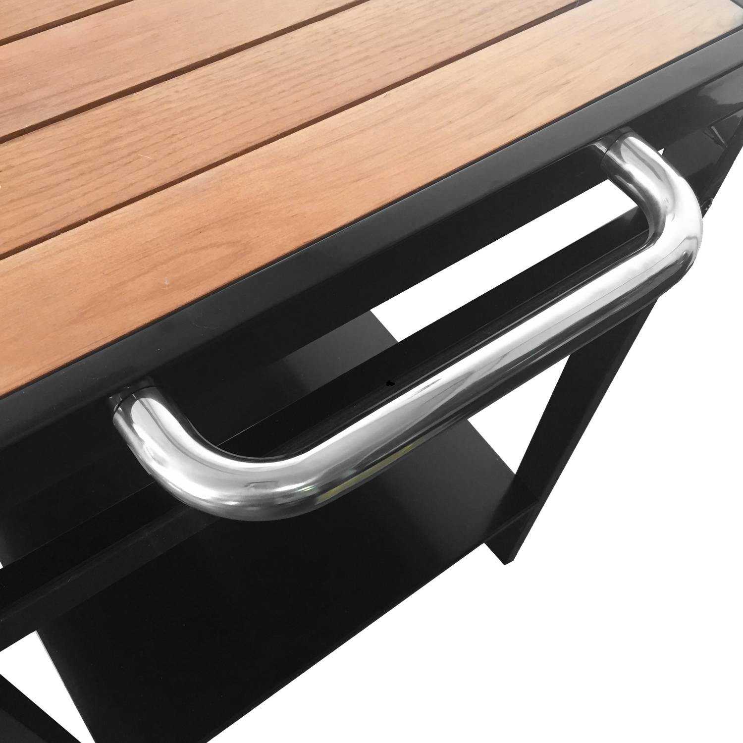 Desserte AVEIRO noire pour plancha - HAPPY GARDEN - Image 2